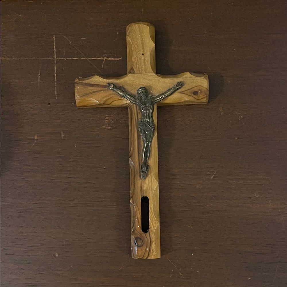 Wooden Crucifix Wall Decor